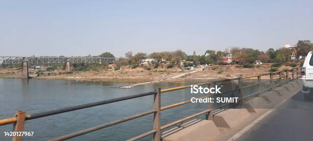 Narmada Bridge Stock Photo - Download Image Now - Architecture, Beach, Beauty