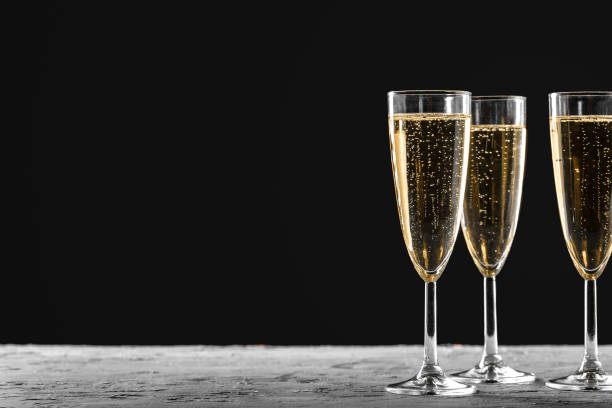 istock Many glasses of champagne 1420134259