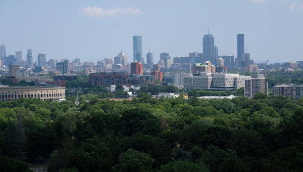 istock The skyline of Boston, MA, on a sunny day 1420135057