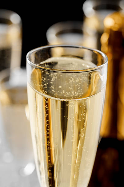 istock Many glasses of champagne 1420135296