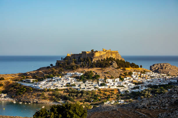 istock Lindos town, Rhodes island, Greece 1420138718
