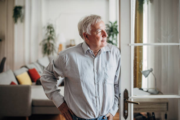 istock Senior man at home 1420143448