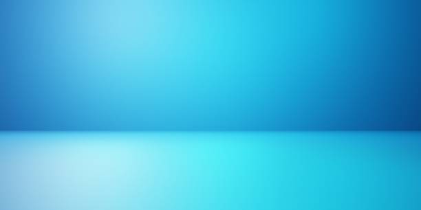 istock 3d rendering of empty blue abstract bright minimal background. Summer concept. Scene for advertising, cosmetic ads, show, technology, business, banner, food, fashion. Illustration. Product display 1420151417