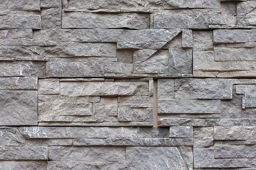 artificial stone wall, decorative plastic panel imitating natural slab wall brickwork
