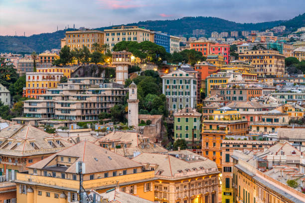 istock Genoa, Italy Cityscape with 1420155519