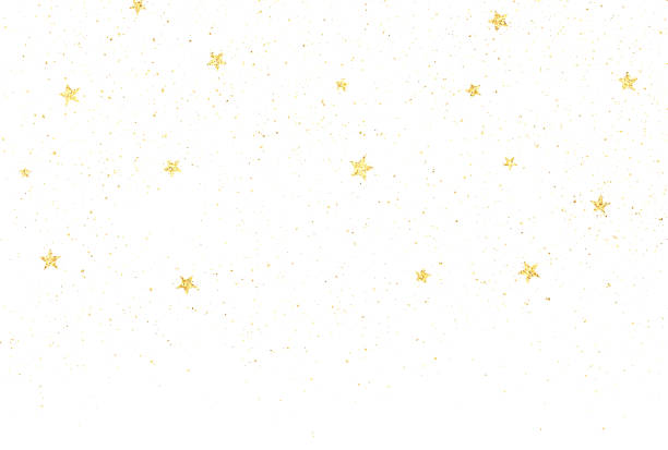 istock Background illustration of beautiful glittering stars 1420158771