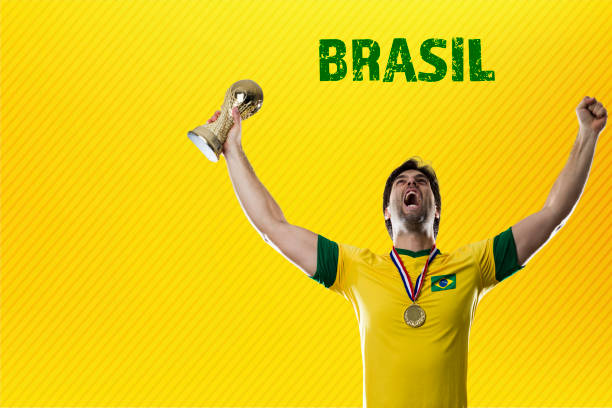 istock brazilian player, man celebrating 1420159911