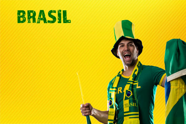 istock brazilian player, man celebrating 1420160105