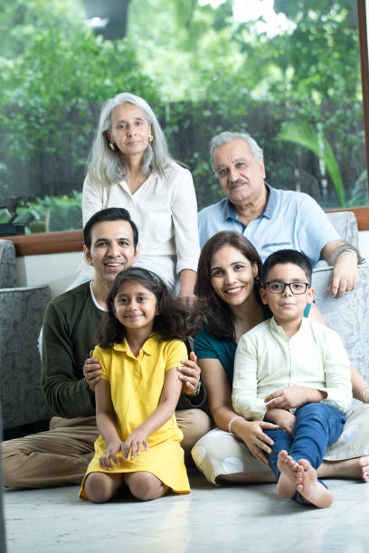 istock Portrait of happy multi-generation family 1420170631
