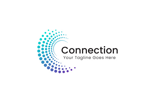 Connection Logo Business Global Technology and Network