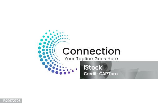 istock Connection Logo Business Global Technology and Network 1420172793