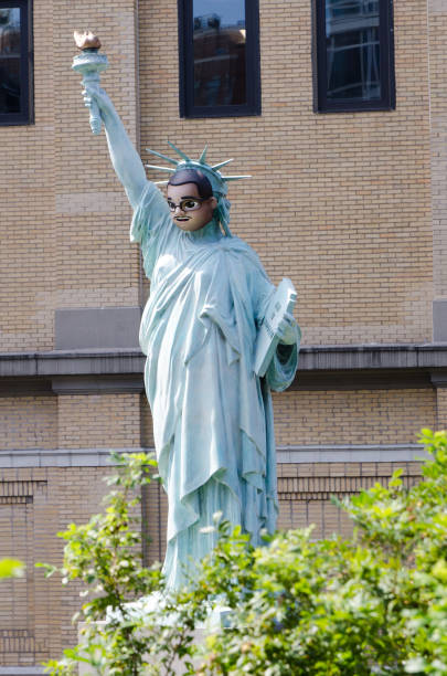 Replica of the Statue of Liberty In Duluth Minnesota