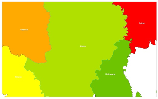 Bidh Map Bangladesh Differnt Various Bibhag Map Stock Illustration - Download ...