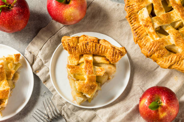 istock Homemade Sweet American Apple Pie 1420203648