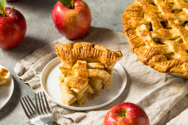 istock Homemade Sweet American Apple Pie 1420203682