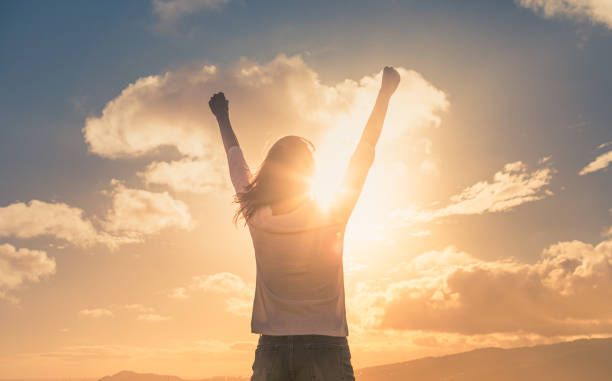 istock Strong woman overcoming adversity. 1420208579