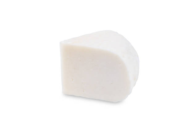 istock Soft milk cheese on a white isolated background 1420216617