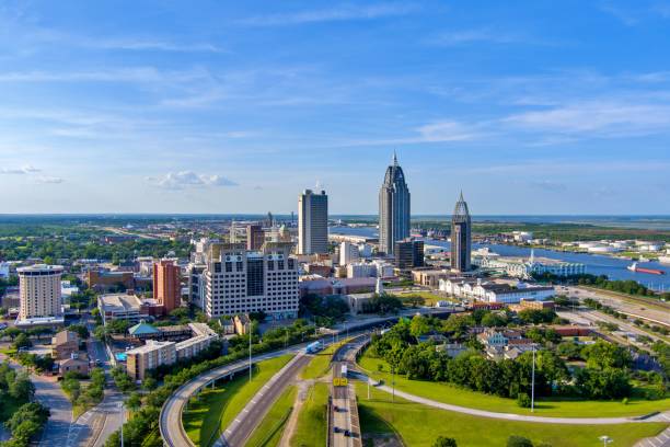 istock Downtown Mobile, Alabama waterfront skyline 1420241691