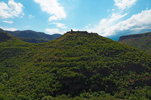 istock Medieval fortress on top of a hill 1420248867