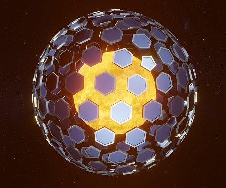 Dyson sphere is a hypothetical megastructure that completely encompasses a star and captures a large percentage of its solar power output