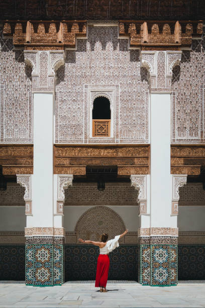 istock Woman in Moroccan palace 1420252438