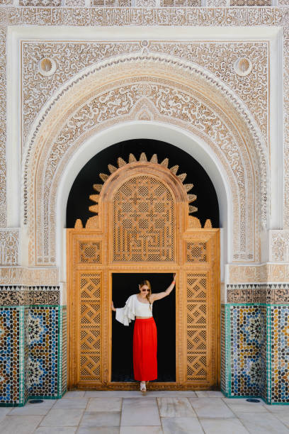 istock Woman in Moroccan palace 1420252981