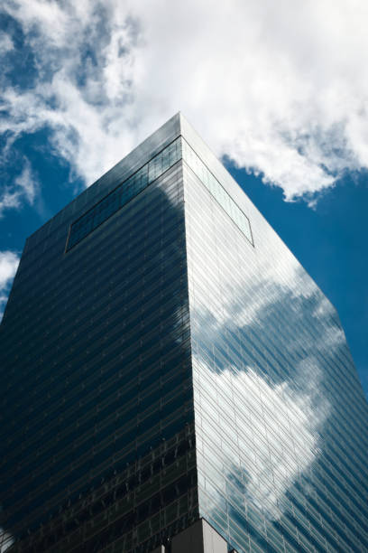 istock Urban Office Building Closeup with Cloudy Sky 1420253709