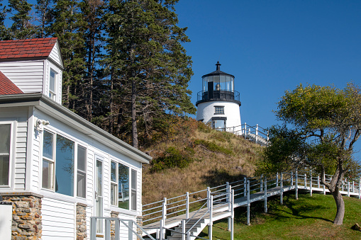 Owl's Head Light Station and Lighthouse, Owl's Head, Maine, USA