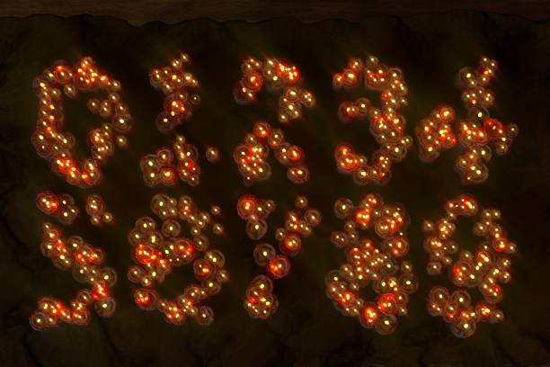 New year candle 3d