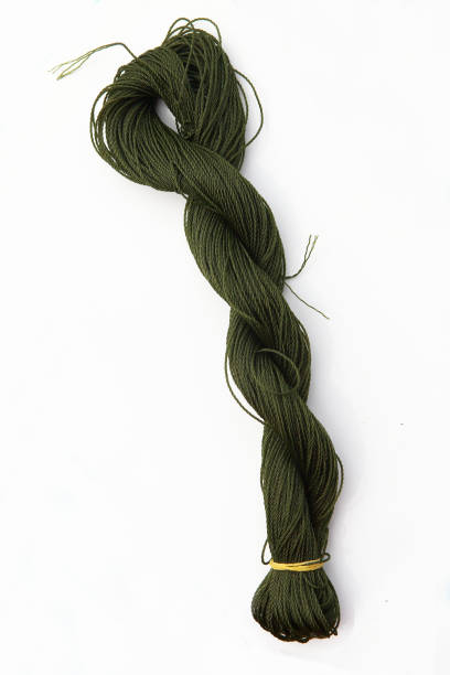 istock Roll of green color lanyard or rope 1420302296