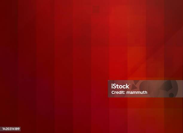 Modern Abstract Red Background Stock Photo - Download Image Now - Red Background, Red, Abstract