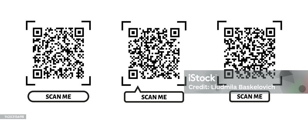 Scan Me Script For Qr Code Scan Me Qr Code Design Qr Code For Payment Text Transfer With Scan Me ...