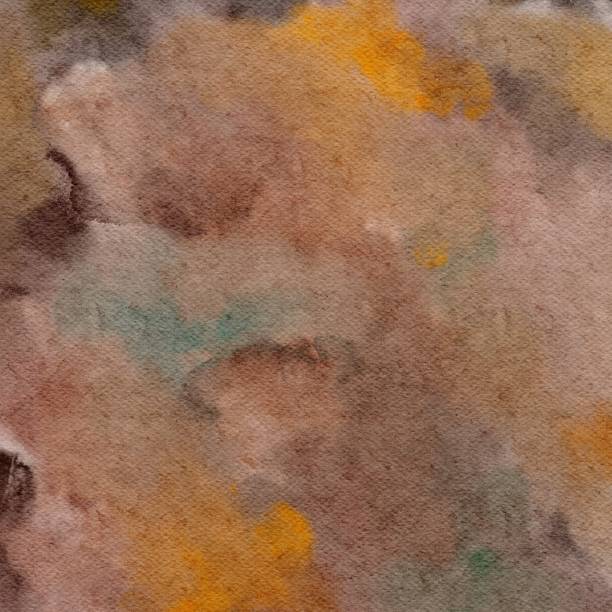 istock Abstract autumn watercolor painting background 1420320508
