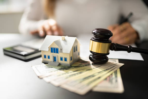istock Foreclosed Property Eviction. House Expropriation Concept 1420323137