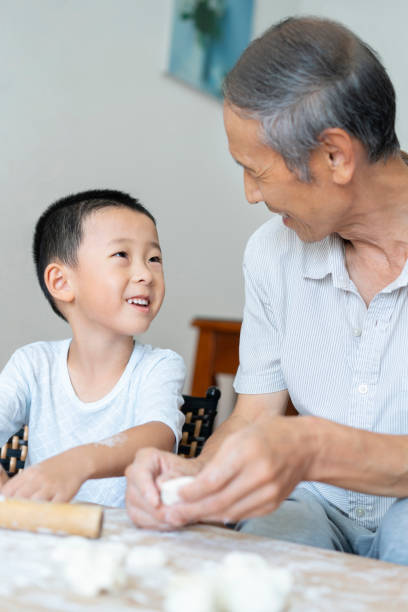 istock Grandpa and grandson 1420331375