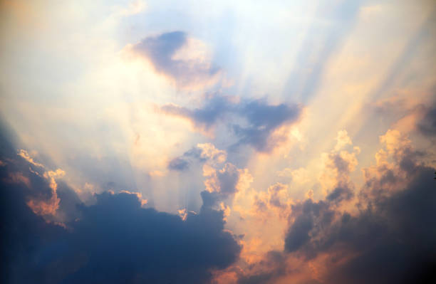 istock Relax Sunbeam On Cloud Sunset Period For Wallpaper Background 1420341353