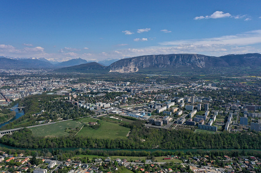 City of Lombardy on the border with Switzerland