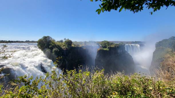 istock Devil's cataract and mainfall of Victoria Falls from Zimbabwe side 1420374758
