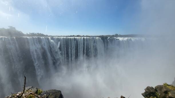 istock Main falls of Victoria Falls from Zimbabwe side 1420374781