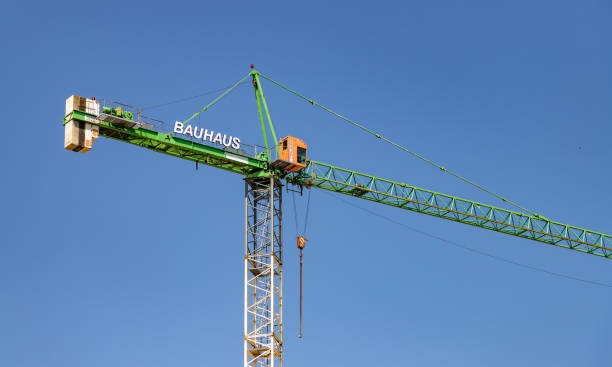 Bauhaus Crane stock photo