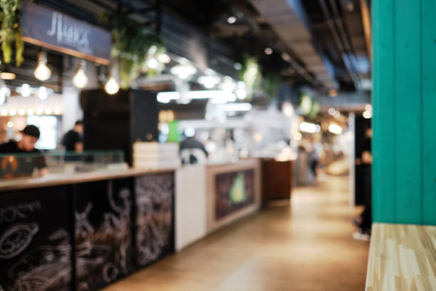 istock Food place front for background not in focus 1420402073