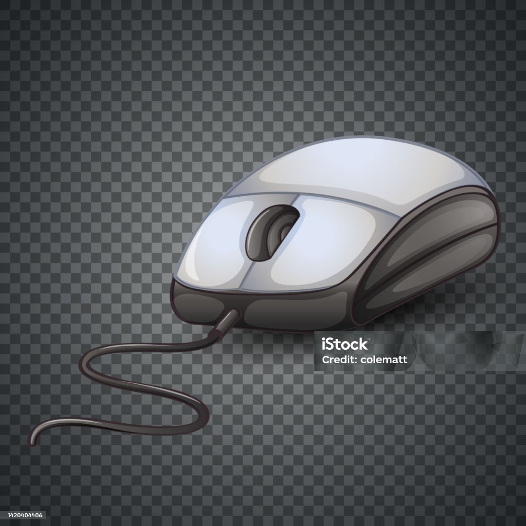 Mouse Portada Vetores de Mouse De Computador Isolado Em Fundo Transparente e mais ...