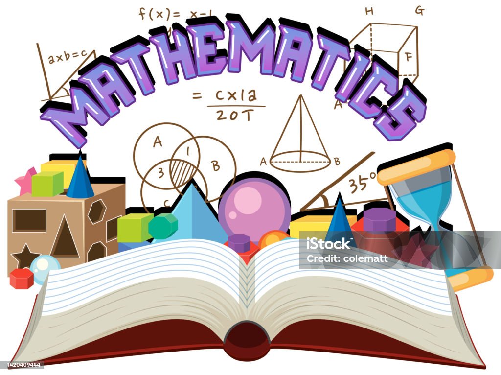Doodle Math Formula With Mathematics Font Stock Illustration - Download ...