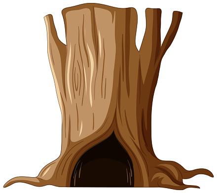 árbol de ramas y raíces clip art vector gratis