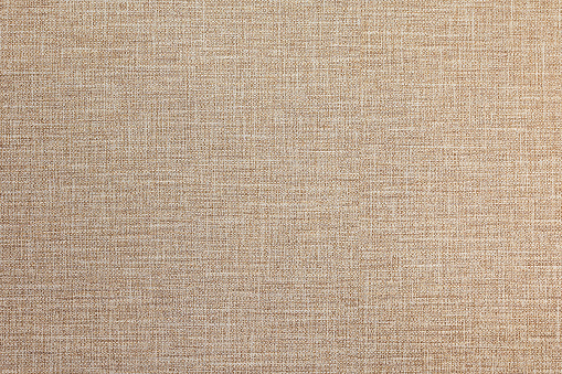 Brown cotton fabric texture background