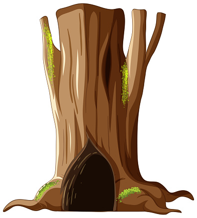 Tree Branches And Roots clip art free vector