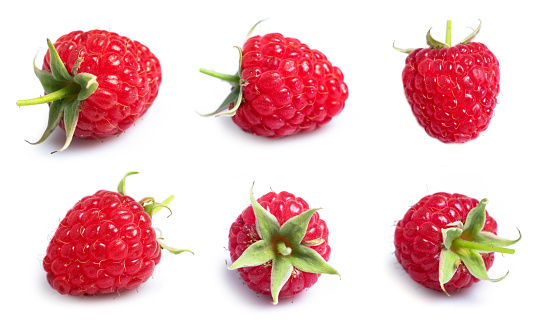 Raspberries composition