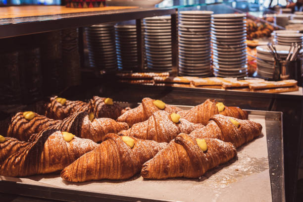 istock Baked pastry items in a bar 1420425385