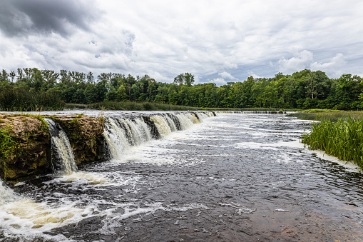 Venta waterfall or Ventas Rumba in Kuldiga, Latvia