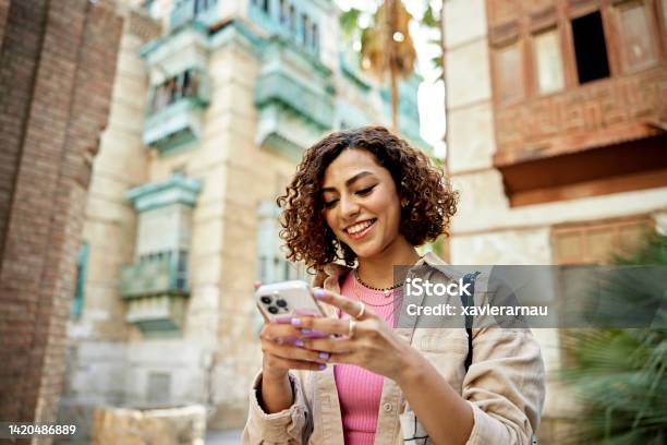 Candid Portrait Of Young Middle Eastern Digital Native Stock Photo - Download Image Now